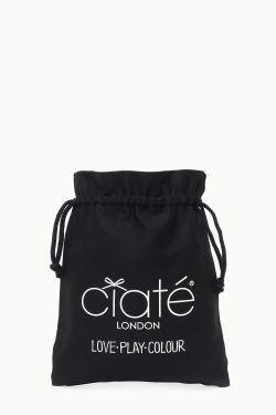 Ciate Black Cotton Drawstring Bag from Cotton Barons