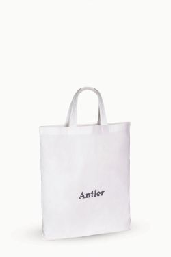 Antler White Cotton Bag  from Cotton Barons