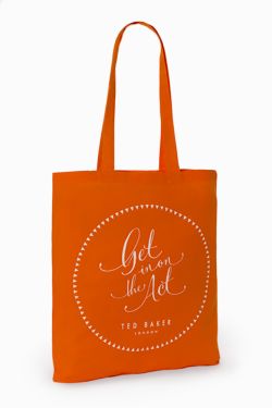 Ted baker Orange Cotton Bag from Cotton barons